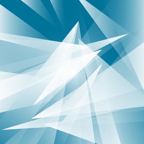 Blue color geometric. Triangle shape abstract vector background.