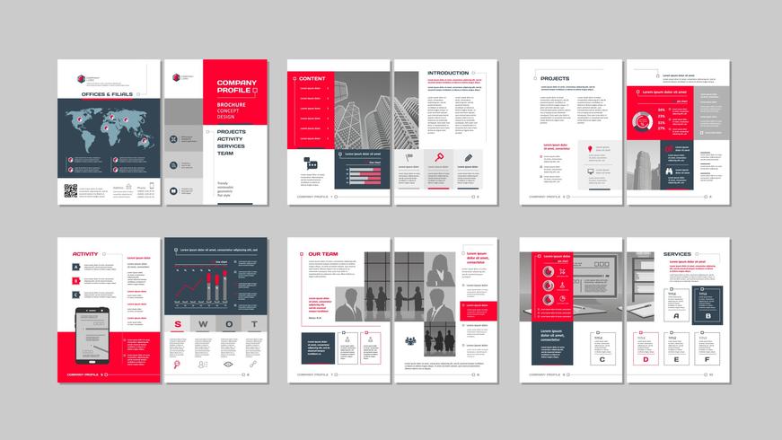 Brochure creative design.  vector