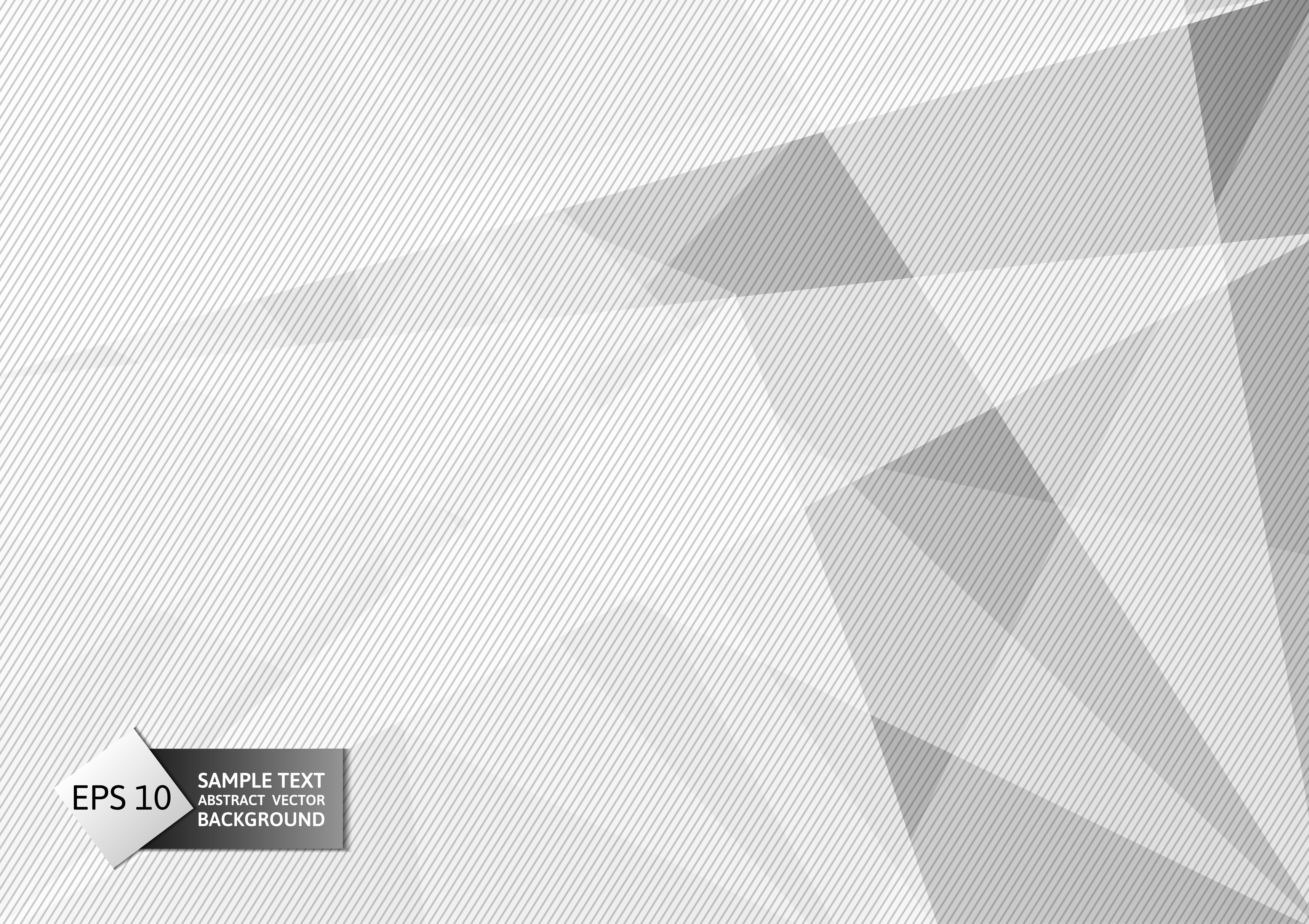 White And Gray Color Polygon And Line Abstract Background Modern