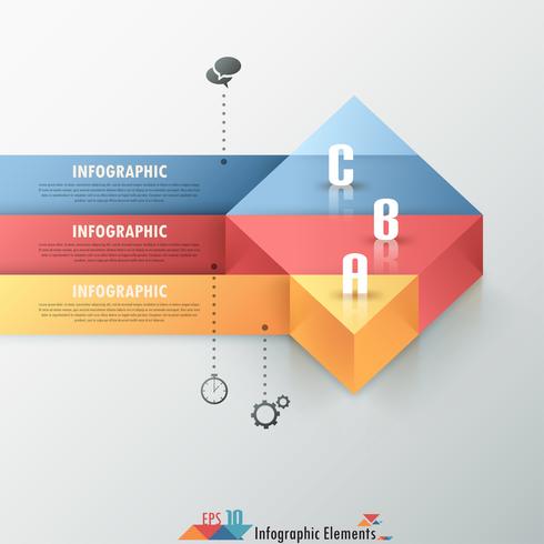 Modern Infographics Options Banner. vector