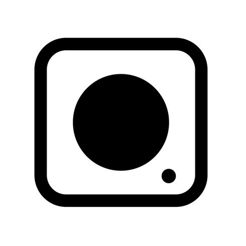 Sign of camera icon vector