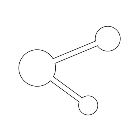 Ilustración de vector de icono de red de negocios