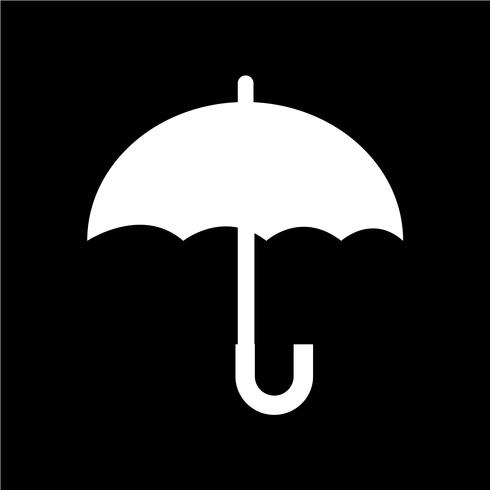 Paraguas icono vector illustration