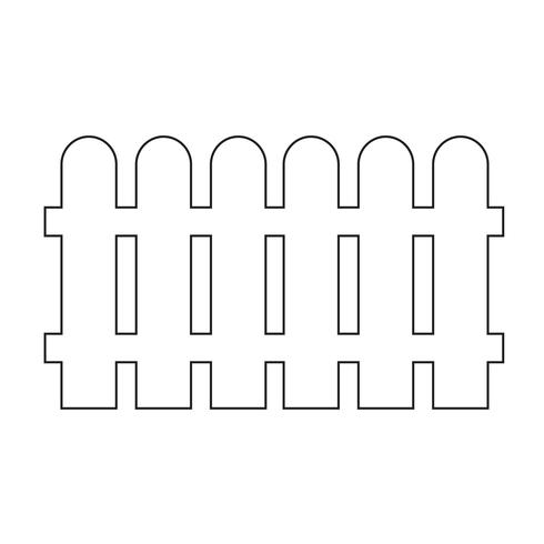 Fence icon vector illustration