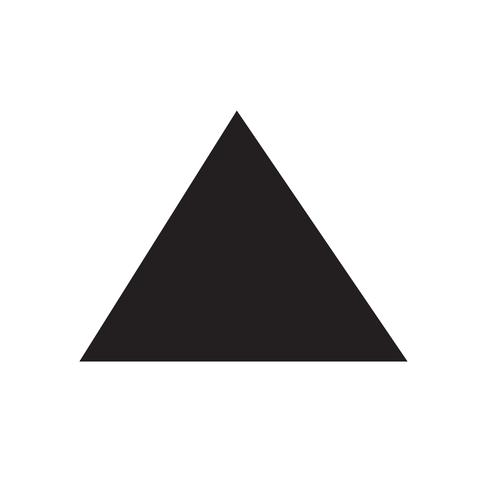 Triangle icon Vector Illustration