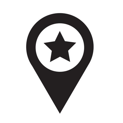 Map pointer pin icon Vector Illustration