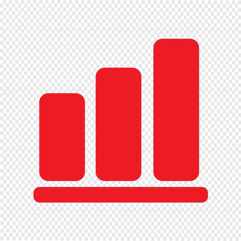 Pictograph graph icon Vector Illustration