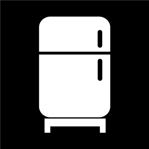Icono de refrigerador ilustración vectorial vector