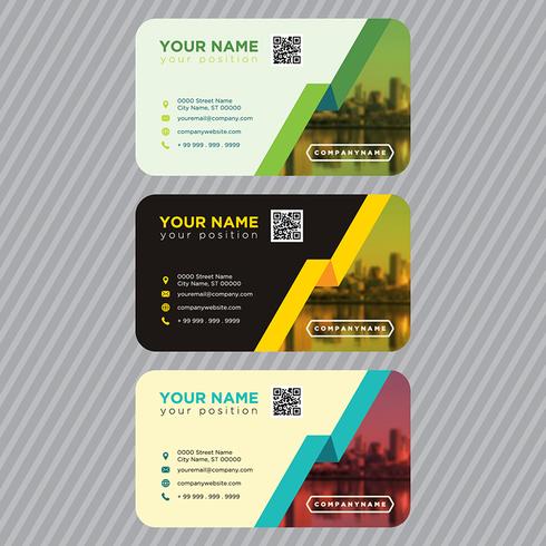 Colorful Business Card Collection vector