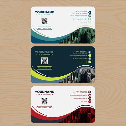 Colorful Business Card Collection vector