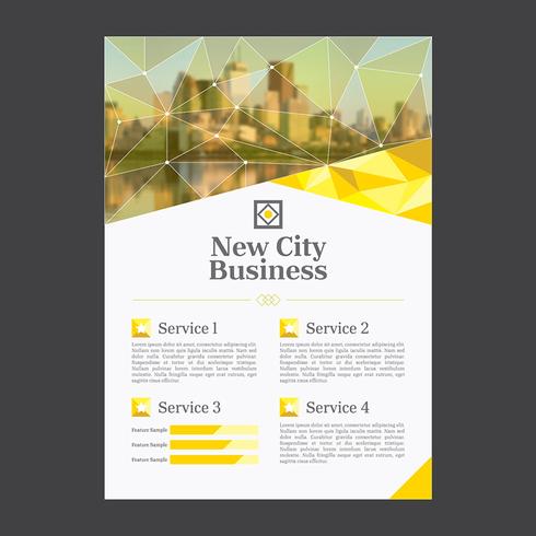 Professional Business Brochure Template vector