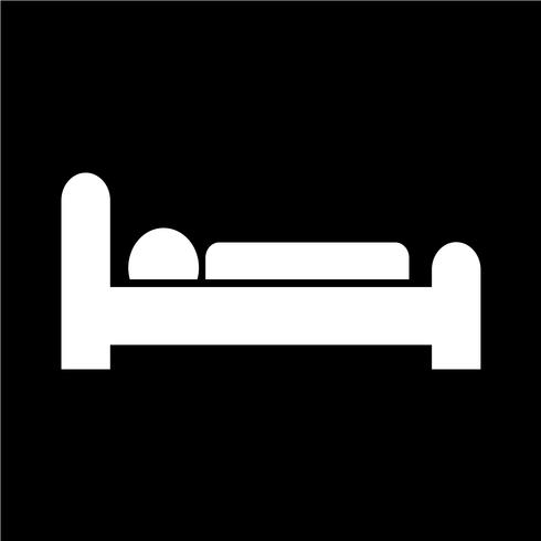 hotel sleep icon vector illustration