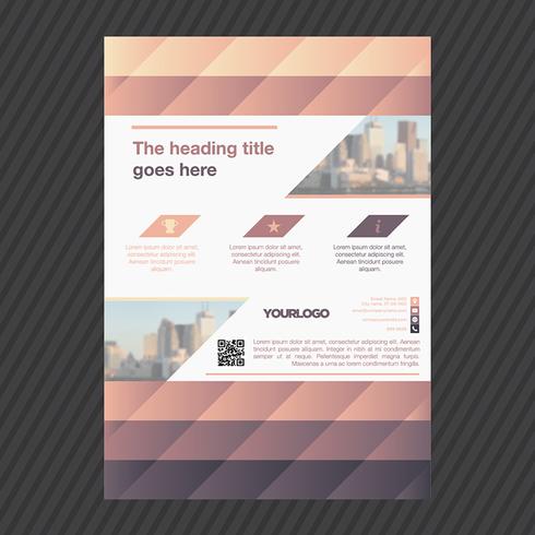 Professional Business Brochure Template vector