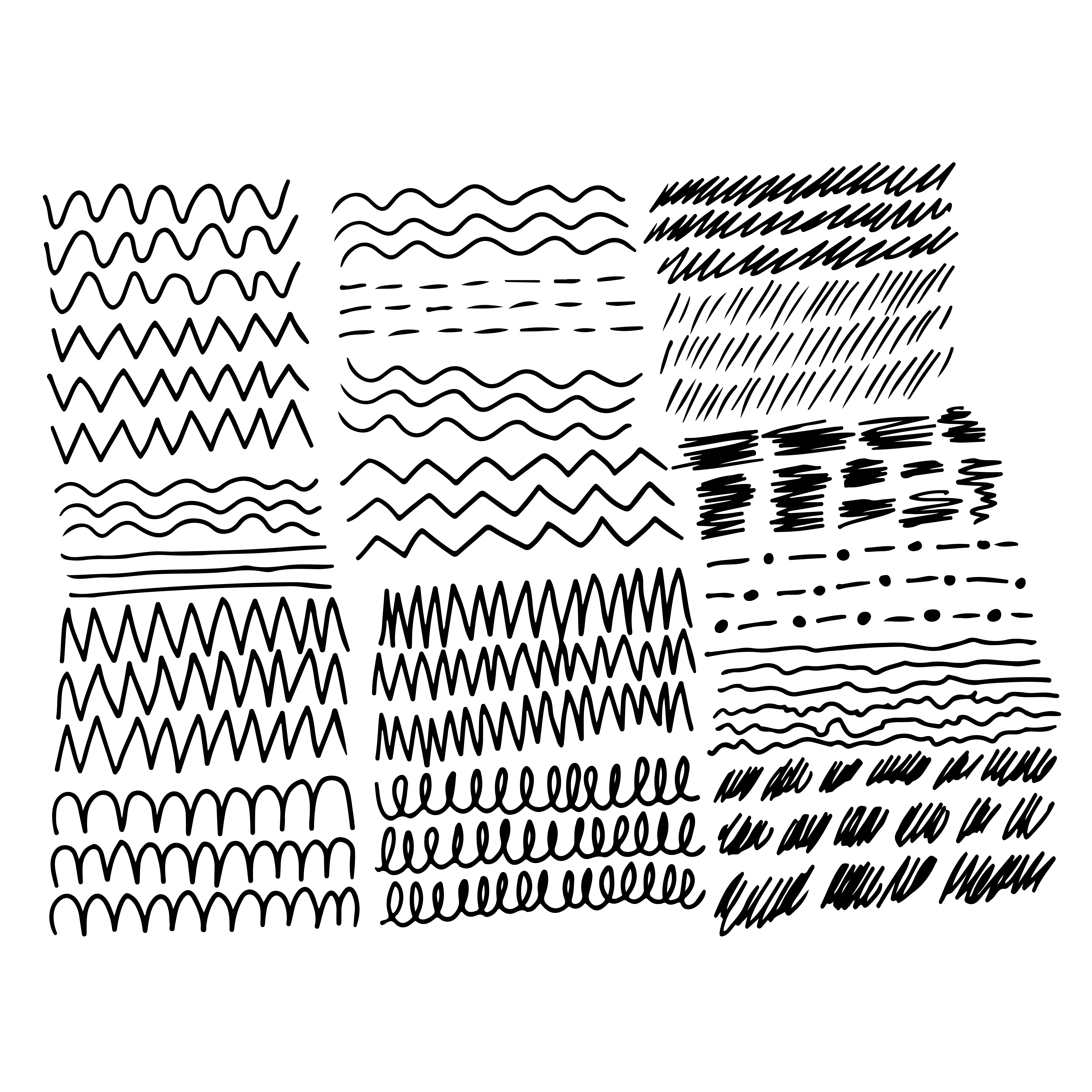 Hand Draw Line Design 5638 Vector Art At Vecteezy