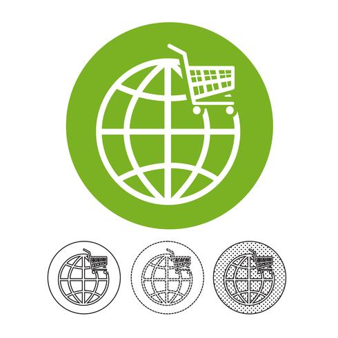 Globe vector icon