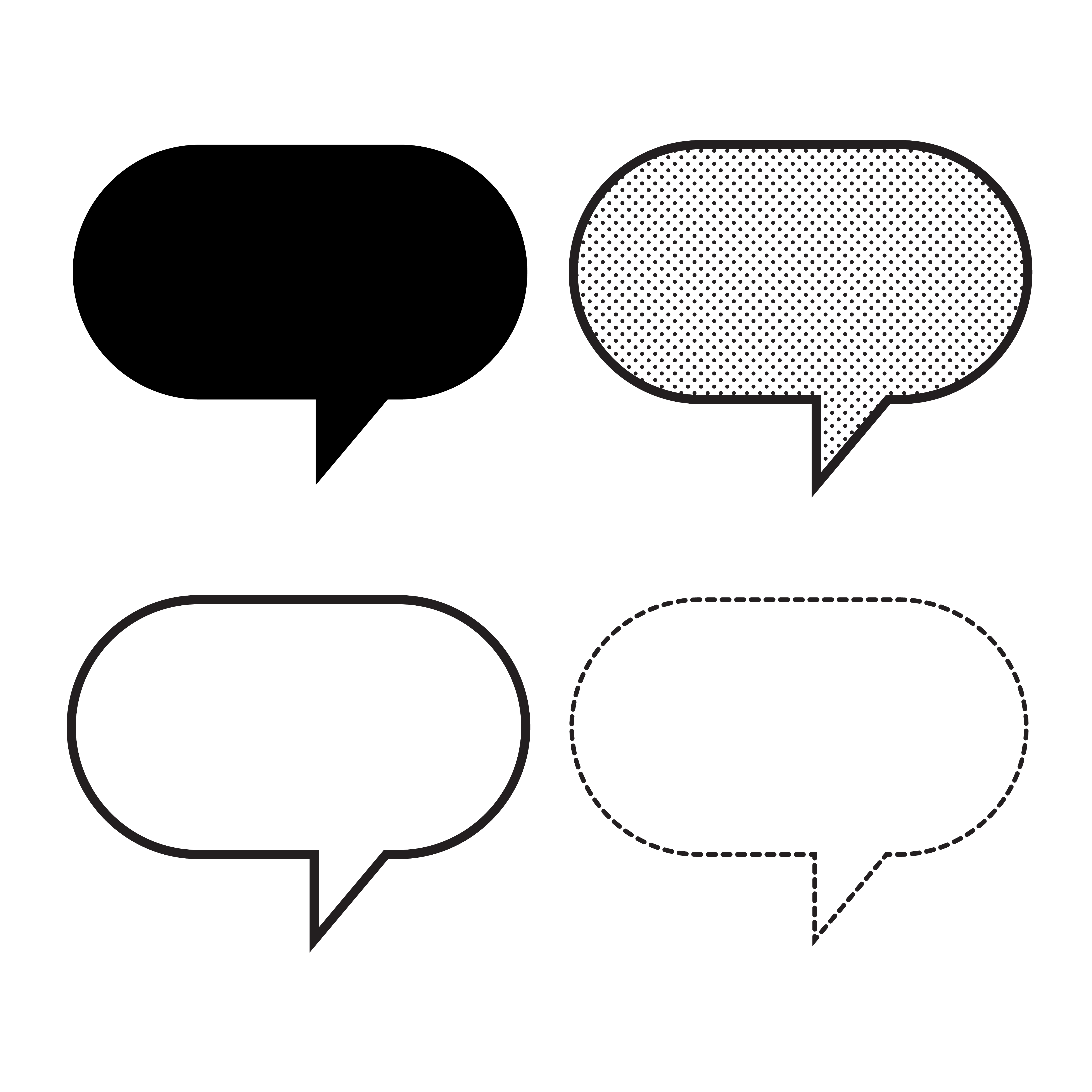 Sprechblasen Icon Vektor - Download Kostenlos Vector, Clipart Graphics, Vektorgrafiken und ...