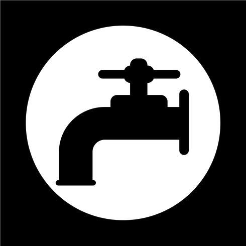 faucet icon vector