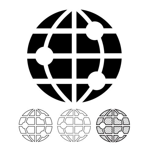 Icono de vector de globo