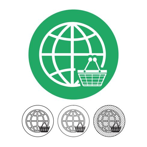 Globe vector icon