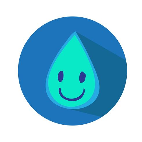 Water drop icon Vector illustration 582865 Vector Art at Vecteezy