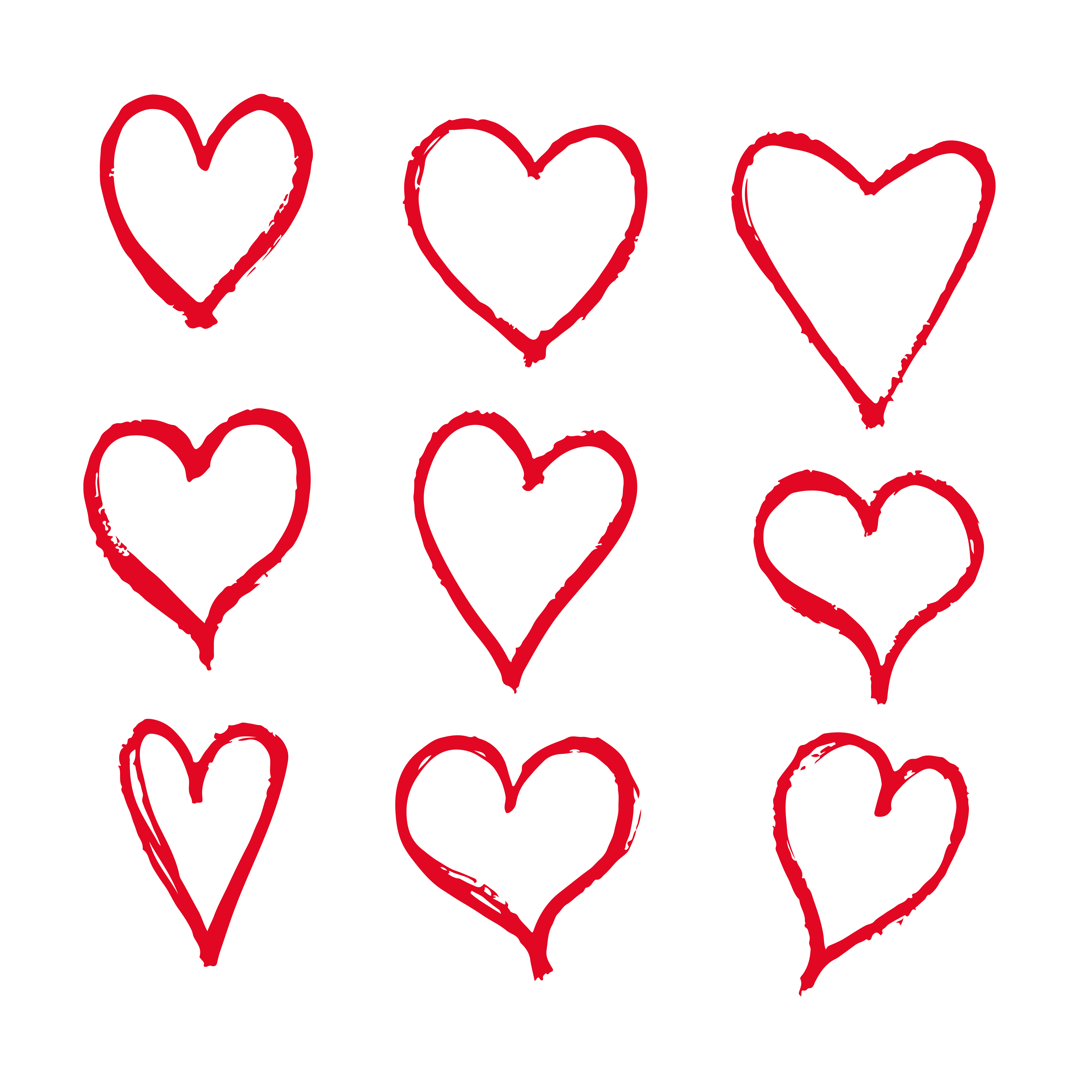Hand Drawn Hearts Icon 582962 Vector Art At Vecteezy