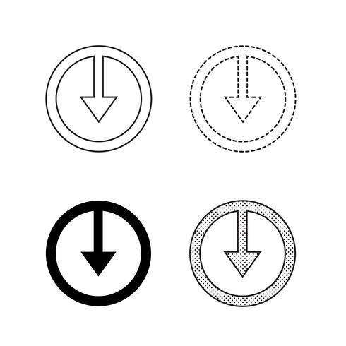 Vector icono de flecha ilustración