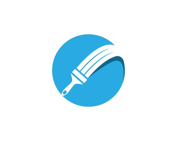 Paint Logo Template vector icon illustration 