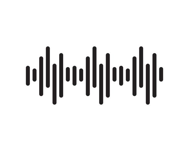 plantilla de icono de vector de onda onda ilustración logotipo