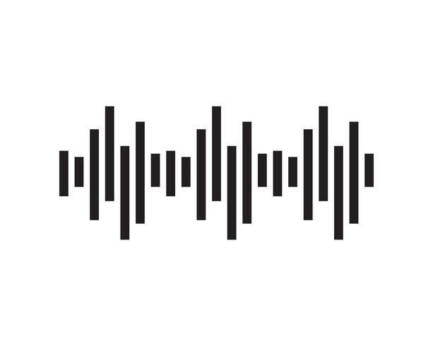 sound wave ilustration logo vector icon template