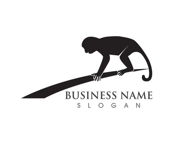 Monkey symbol logo and symbol  vector
