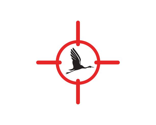 Plantilla Crane Bird Logo vector