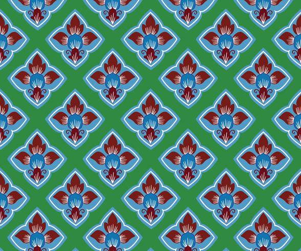 Asian tradition art pattern vector