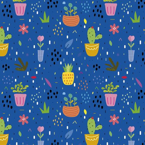 Fondo de plantas vector