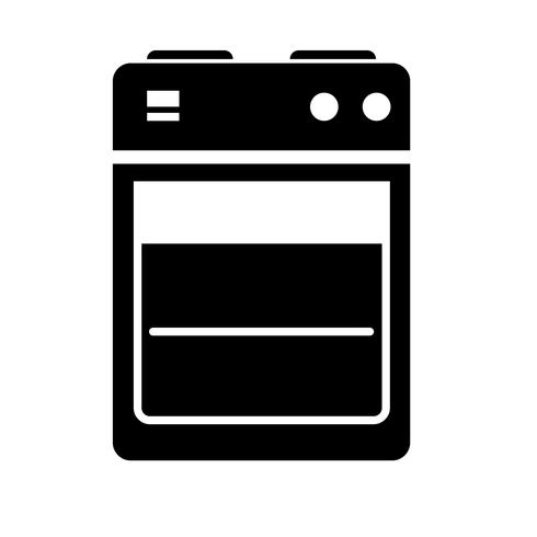 Icono de horno vector