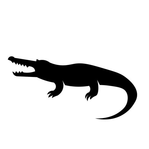 Icono de cocodrilo vector