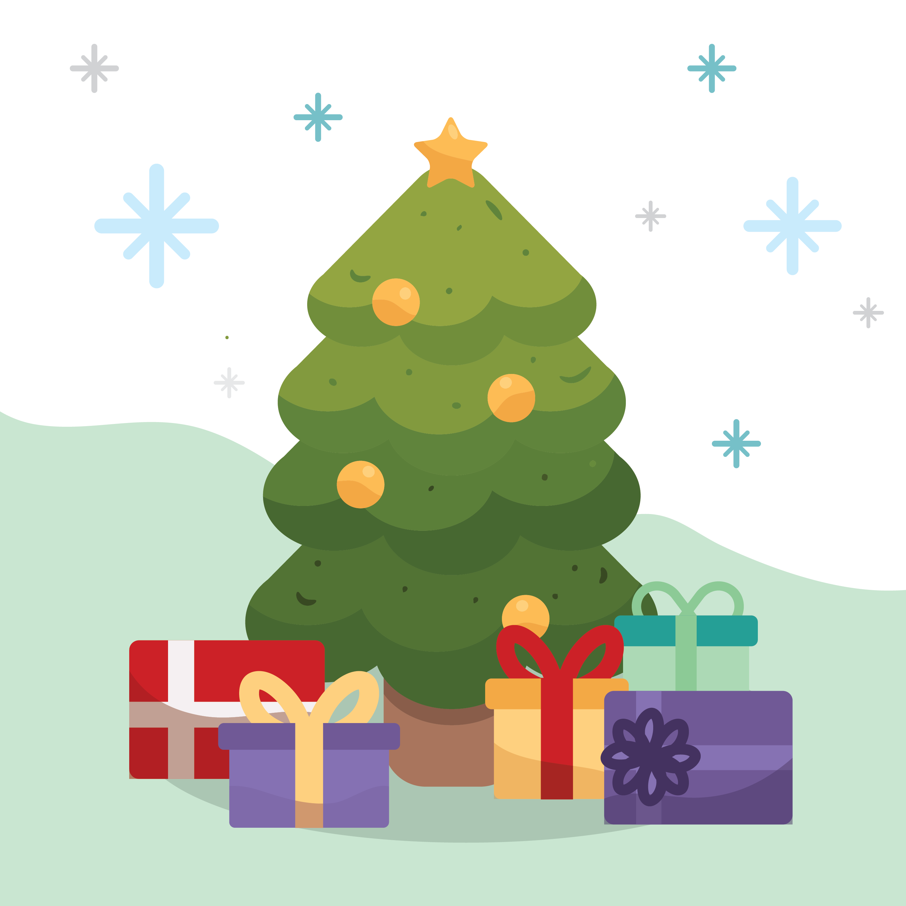 Vector de arbol de navidad 583378 Vector en Vecteezy