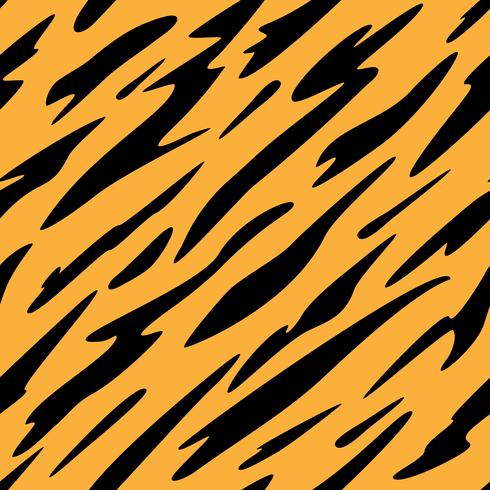 Abstract Black and Orange Stripes Seamless Repeating Pattern  vector