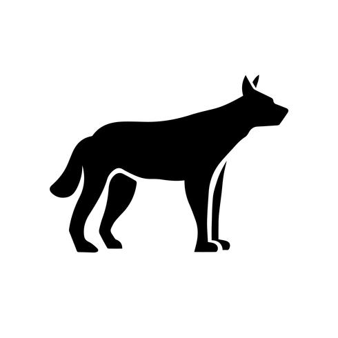 vector icono de dingo