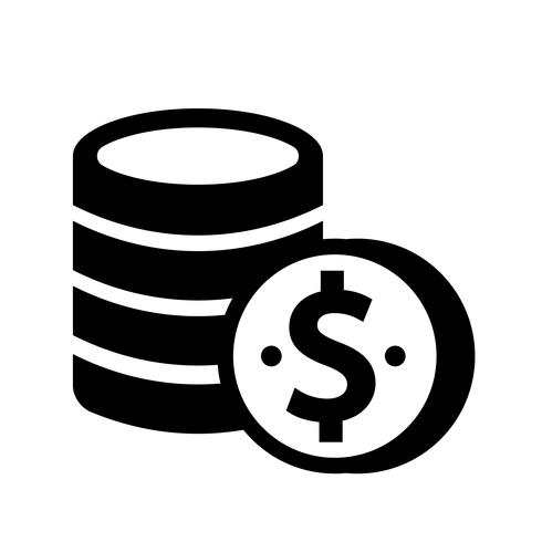 Coins Icon Vector