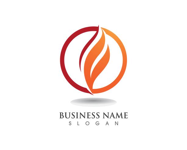 Fire flame logo vector