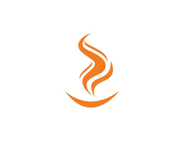 Icono de vector de plantilla de logotipo de llama de fuego Logotipo de petróleo, gas y energía