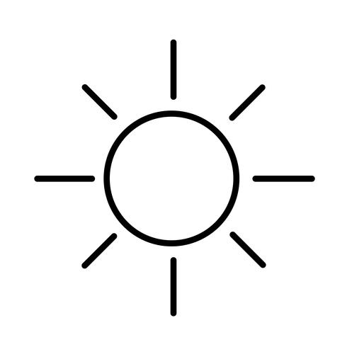 Sun Icon Vector