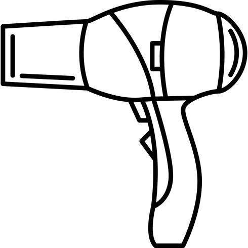 Hair Dryer Icon Vector