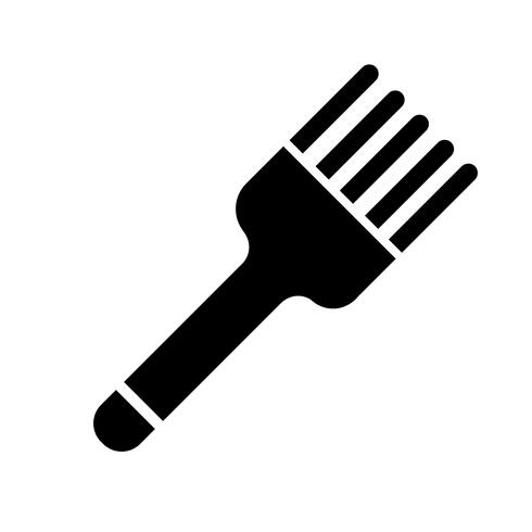 Pastry Brush Icon Vector
