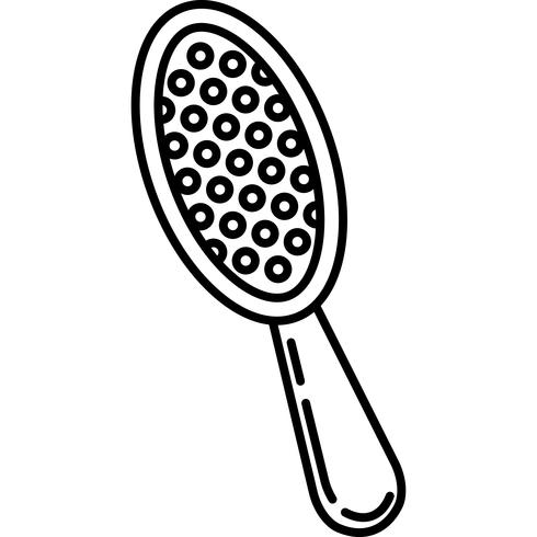 Hairbrush Icon Vector