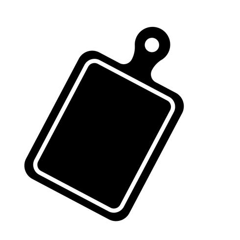 Cutting Board Icon Vector