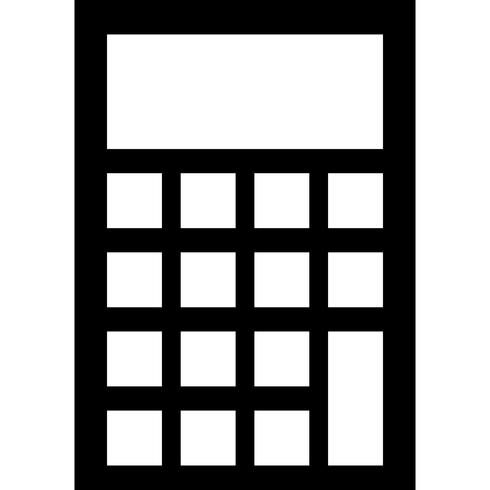 Calculator Icon Vector