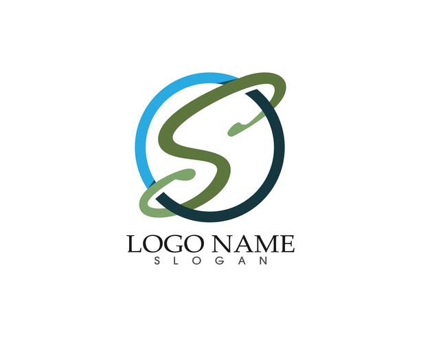 S logo symbols template vector icons