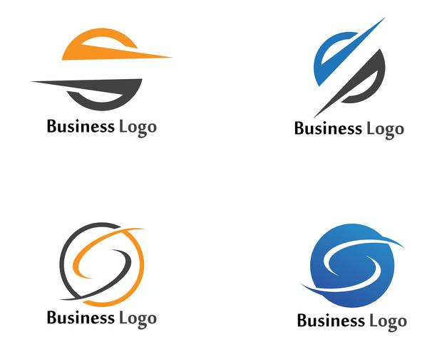 S flash logo y símbolos iconos vectoriales de plantilla vector