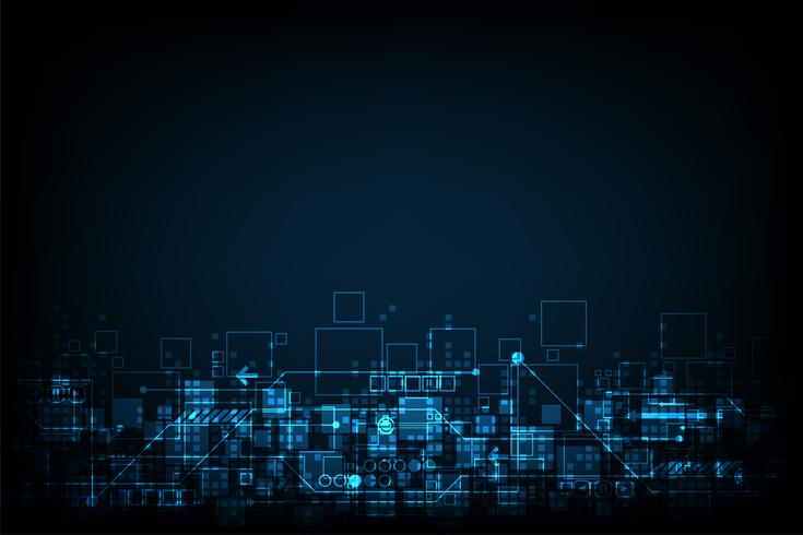 Vector technology digital design.